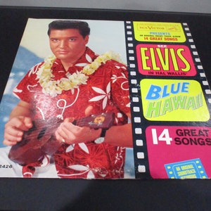 1962 Vinyl LP Record Elvis In Hal Wallis Blue Hawaii Original Soundtrack Excellent Condition Mono Long Play Label 61057