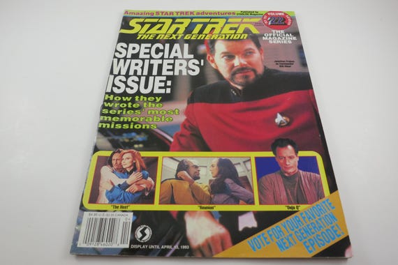 1992-1994 Star Trek The Next Generation Magazines Vol 22-30 Sold Individually Birthday Christmas Gifts