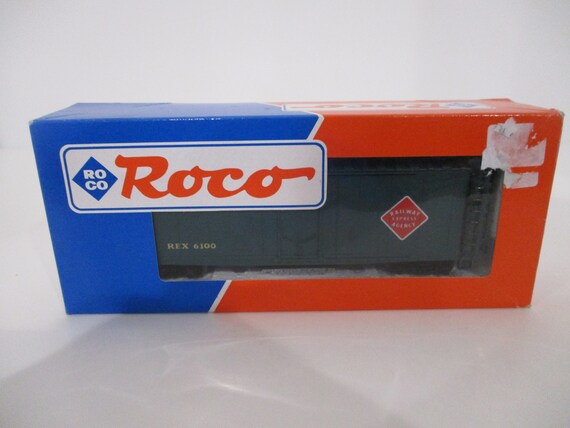 Vintage Roco HO Scale Trains Railway Express Agency Car REX-6100 040-40100 New In Box