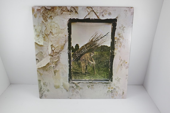 Vintage 1977 LP Vinyl Record Led Zeppelin IV (Untitled) Near Mint Condition 71200