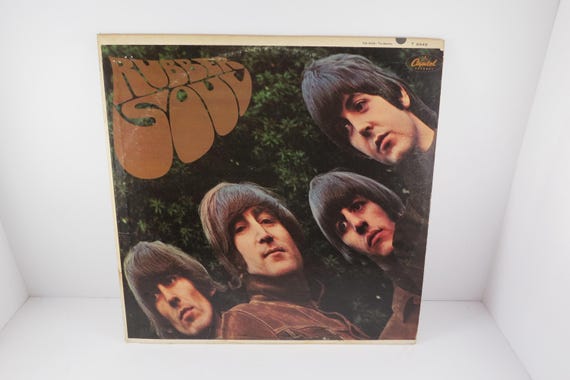 Vintage 1965 Vinyl LP Record The Beatles Rubber Soul Very Good Plus Condition Mono Pressing 71143
