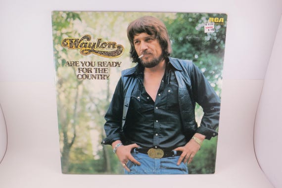 Vintage 1976 Vinyl LP Record Are You Ready for the Country Waylon Jennings Excellent Condition Tan Label 71541