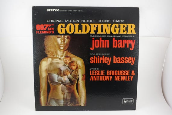 Vintage 1965 Goldfinger Vinyl LP: James Bond Soundtrack, John Barry