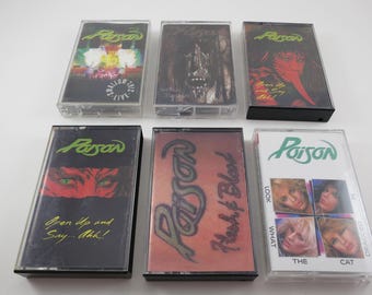 Vintage 1980's Poison Cassette Tape - Album Rock Music