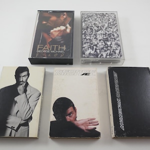 Vintage George Michael Cassette Tape: Faith, Listen Without Prejudice