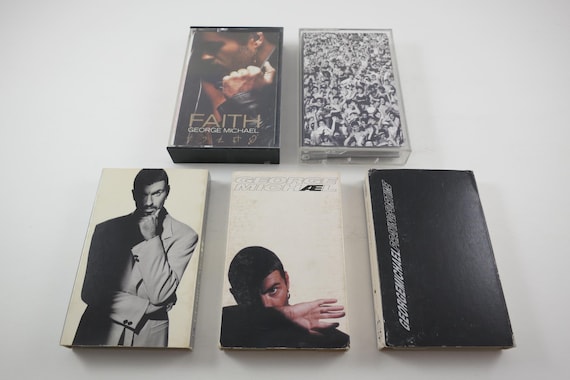 Vintage George Michael Cassette Tapes Faith Listen without Prejudice George Michael Excellent Condition