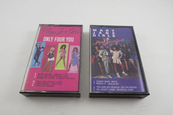 Vintage 1980's Mary Jane Girls Cassette Tapes Self Titled Only Four You Sold Individually