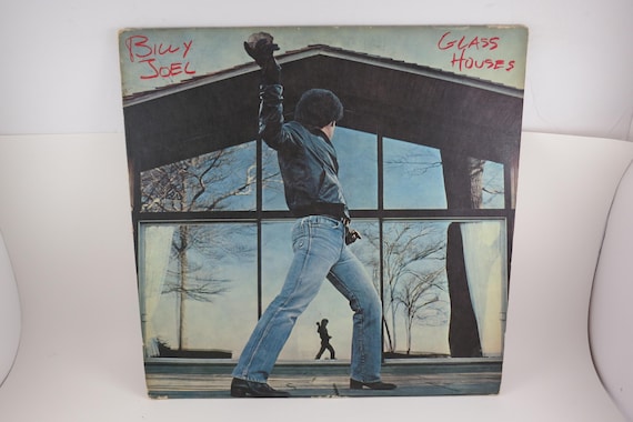 Vintage 1980 Vinyl LP Record Billy Joel Glass Houses