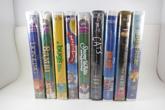 Sealed Kids VHS Tapes:  Disney Masterpiece Collection Many More