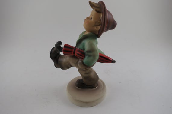 Vintage Goebel Hummel Happy Traveler with Umbrella West Germany 5 Inches Tall #109