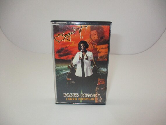 Vintage 1996 Hip Hop Rap Cassette Tape Paper Chasin' Suga T