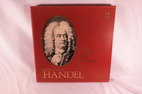 1978 George Handel Classical Vinyl LP Box Set: Gre8t Men of Music NM
