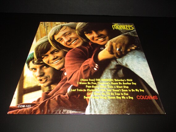 Vintage 1966 Vinyl LP Record The Monkees Excellent Condition Self Titled Mono Pressing 70107