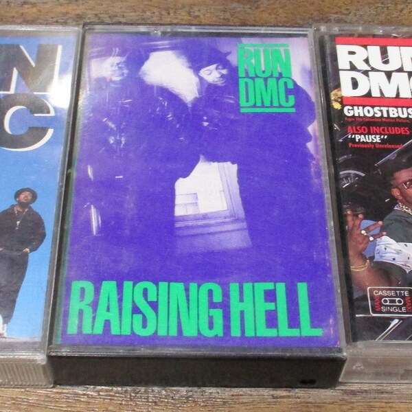 Run Dmc Raising Hell Cassette Tape Etsy