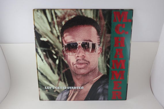Vintage 1988 Vinyl LP Record Let's Get It Started MC Hammer Near Mint Condition 71564