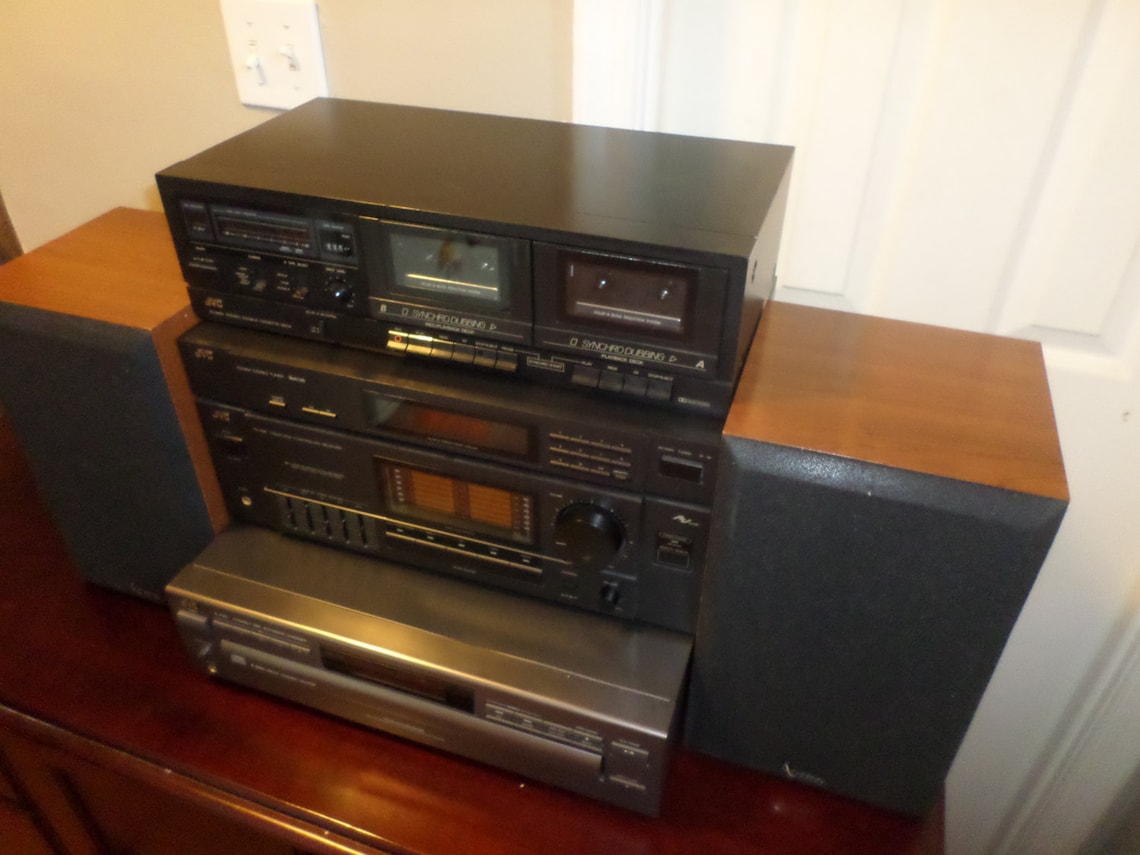 1980's Vintage JVC Complete Home Stereo Sound System with Etsy