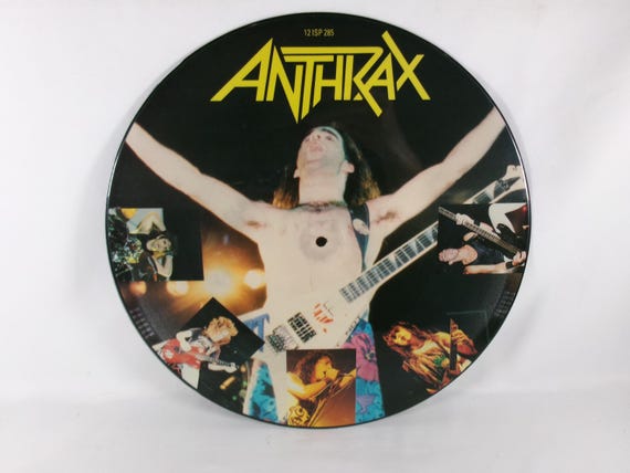 1985 Anthrax Madhouse Limited Edition Picture Disc Vinyl Record NM