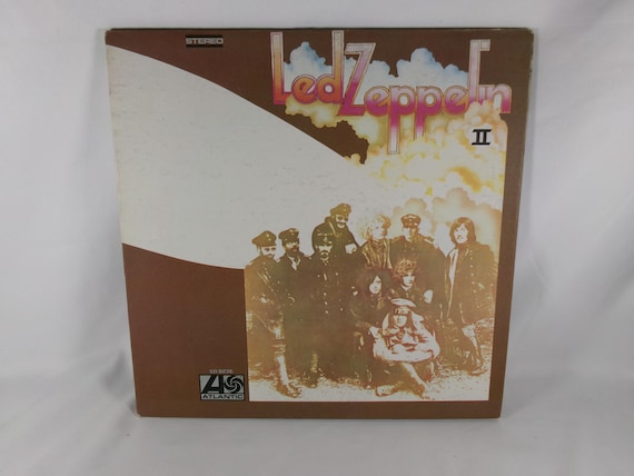 1969 Vinyl LP Record Led Zeppelin II EX