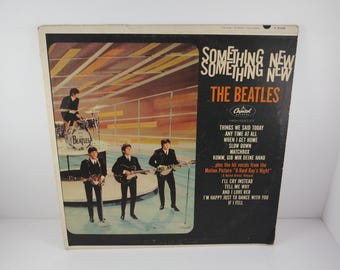 1964 The Beatles - Something New Vinyl LP Record - Mono Pressing VG/EX