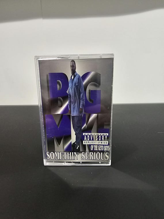 Vintage 1994 Cassette Tape Somethin' Serious Big Mike (of the Geto Boys)