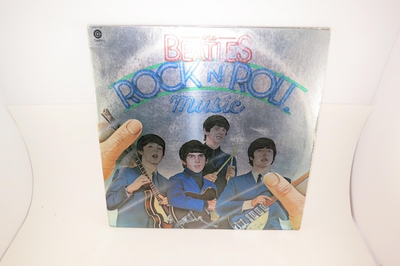 Vintage 1976 Beatles Vinyl LP Record: Rock N Roll Music