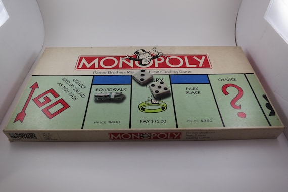 Vintage 1985 Monopoly Board Game Parker Brothers 100 Percent Complete Very Good Condition