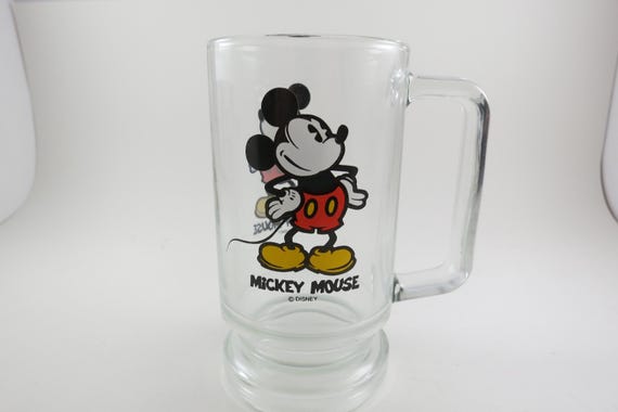 Vintage Walt Disney Productions D Handled Mug Mickey Mouse Excellent Condition