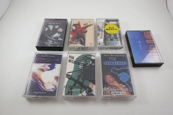 Vintage 1980's Paul McCartney Wings Cassette Tapes All The Best Band On The Run London Town Greatest Hits Sold Individually