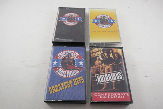 Vintage 1990's Confederate Railroad Cassette Tapes Self Titled When and Where Notorious Greatest Hits Sold Individually