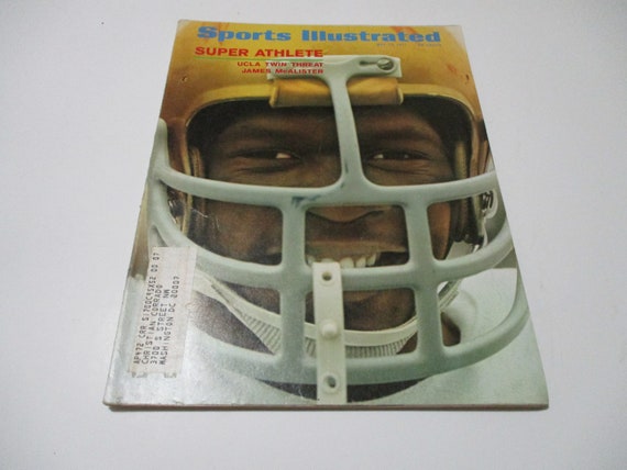 Vintage May 17, 1971  Sports Illustrated Magazine UCLA Twin Threat James McAlister Excellent Condition