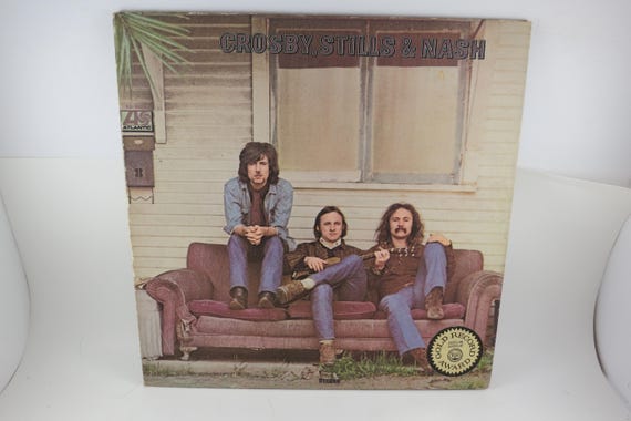 Crosby, Stills & Nash Vinyl LP, 1969 Self-Titled Album