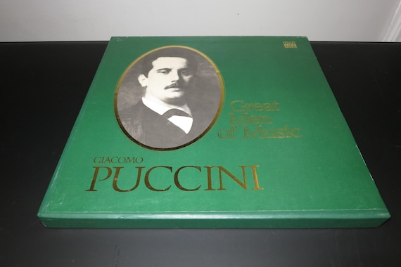 1979 Giacomo Puccini Vinyl LP Box Set: Men of Music
