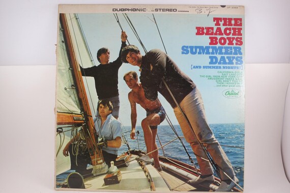 Vintage 1965 Beach Boys Vinyl LP: Summer Days (Duophonic Stereo)