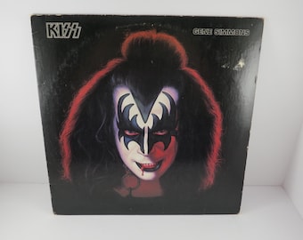 Vintage 1978 Kiss Gene Simmons LP Record Album Vinyl No