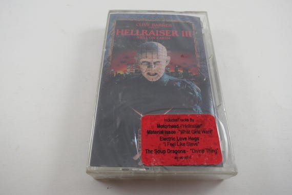 1992 Cassette Tape Hellraiser III: Hell On Earth (Movie Soundtrack) Sealed