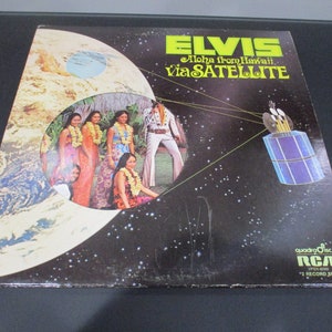 1973 Vinyl LP Record Elvis Aloha From Hawaii Via Satellite Elvis Presley Excellent Condition Quadraphonic Pressing 61082