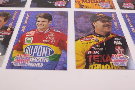 1996 Maxx Racing Nascar Card Set: Gordon, Earnhardt, Wallace