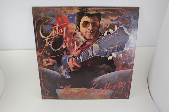 Vintage 1978 Vinyl LP Record Gerry Rafferty City to City