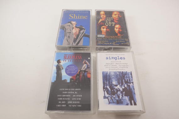 Vintage Soundtracks of the 80's and 90's Cassette Tapes S Staying Alive The Storm Sister Act Saturday Night Fever Sound of Music Many More