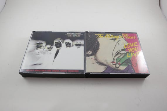 Vintage 1990's Rolling Stones CD's Jump Back Some Girls Let It Bleed Beggars Banquet Hot Rocks Forty Licks Satanic More Sold Individually