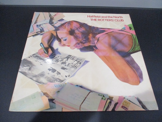 Rare 1975 Vinyl LP Record Hatfield and the North The Rotters' Club Excellent Condition 60926