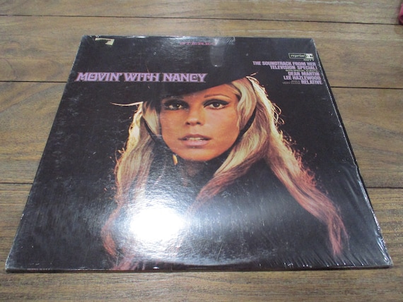 Vintage 1969 Vinyl LP Record Movin with Nancy Sinatra Stereo Pressing Near Mint Condition In Shrink 52229