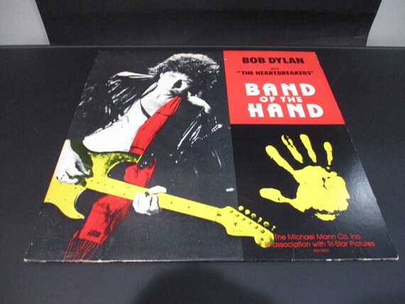 Vintage 1986 Vinyl EP Record Bob Dylan with the Heartbreakers Band of the Hand Excellent Condition Promo Pressing 70432