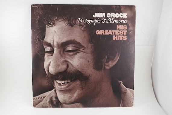 Vintage 1974 Jim Croce Photographs & Memories Vinyl LP: Greatest Hits
