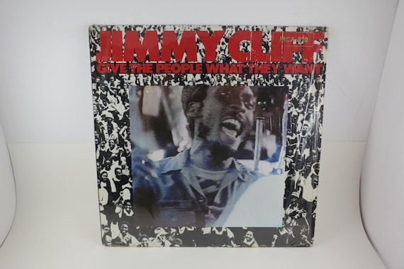Vintage 1981 Reggae Vinyl LP Record Give The People What They Want Jimmy Cliff