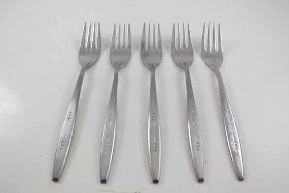Ekco Eterna Stainless Steel Salad Forks - Set of 5