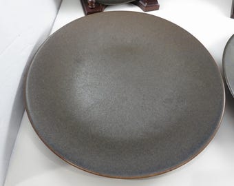 Set of Four MCM Lindt Stymeist Chocolate Stoneware 11 Inch Dinner Plates