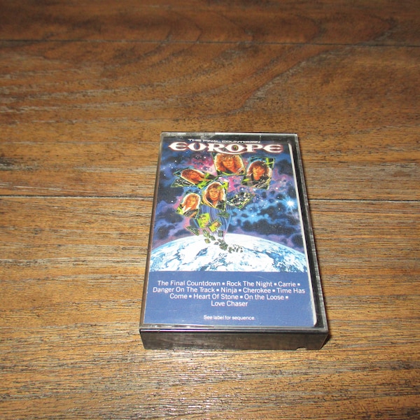 Vintage 1980's Europe Cassette Tapes The Final Countdown Out of This World Sold Individually