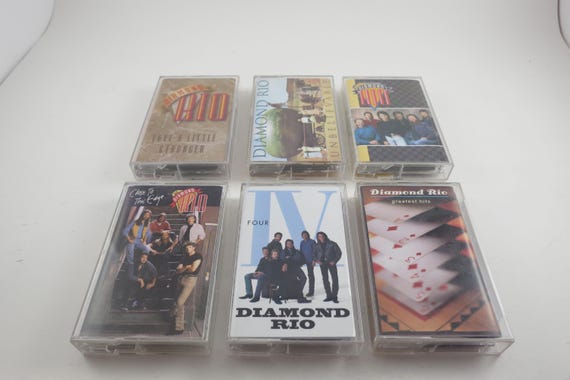 Vintage 1990's Diamond Rio Cassette Tapes Close to the Edge IV Self Titled Greatest Hits Love A Little Stronger Sold Individually