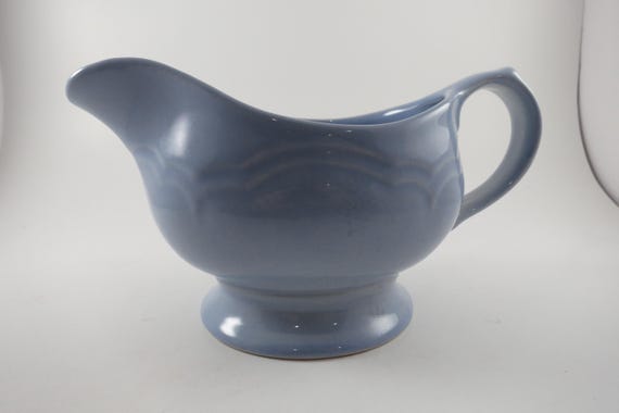 Vintage Pfaltzgraff Blue Gravy Server No 436